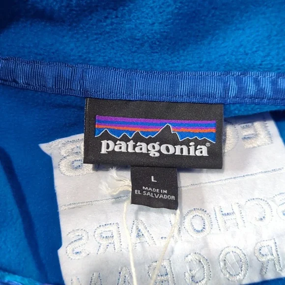 Patagonia Fleece Micro D Snap-T Pullover CORPORATE LOGO Women's Size Large - Picture 7 of 8